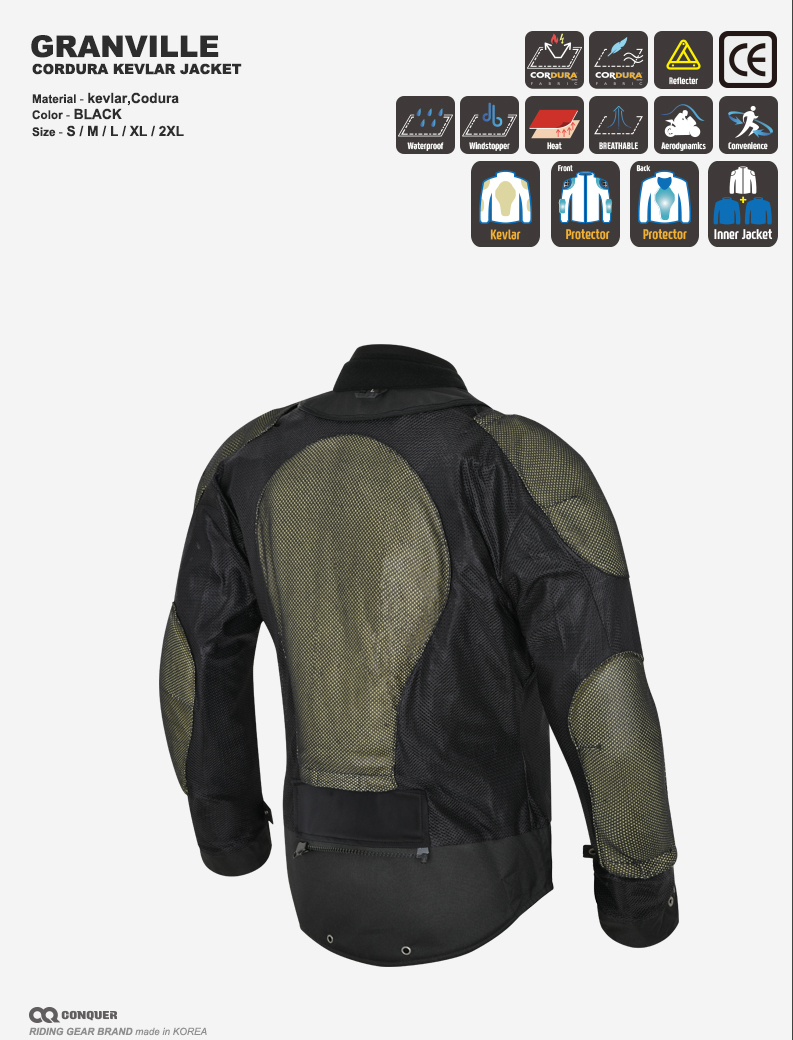 CQ GRANVILLE KEVLAR JACKET