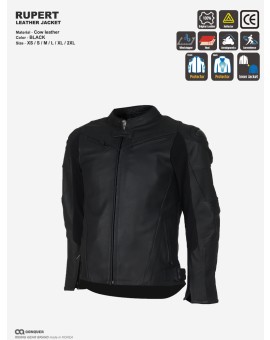 CQ RUPERT LEATHER JACKET