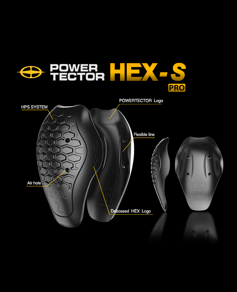 POWERTECTOR CE 2 HEX PRO- S (CE LEVEL 2 파워텍터 헥사 프로 어깨보호대)