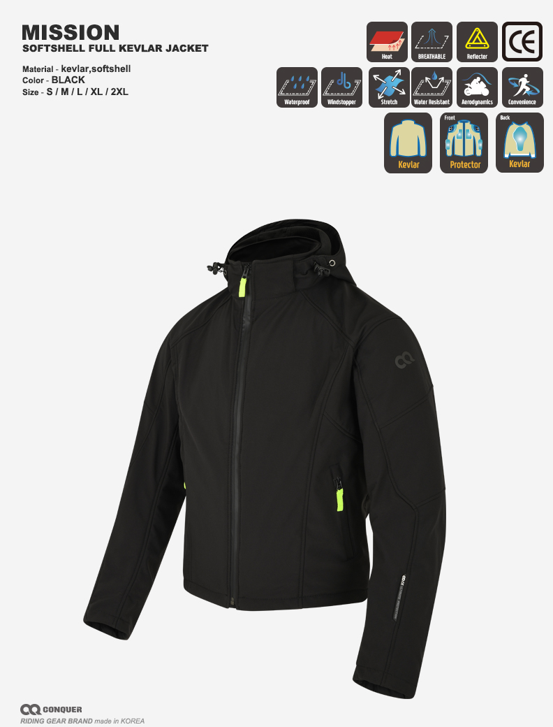 CQ ULTIMATE SOFTSHELL MISSION JACKET