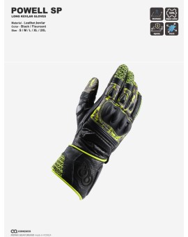 CQ POWELL SP KEVLAR LONG GLOVES (Flourcent)