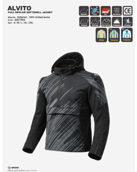 BRENO ALVITO SOFTSHELL JACKET MATTRIX