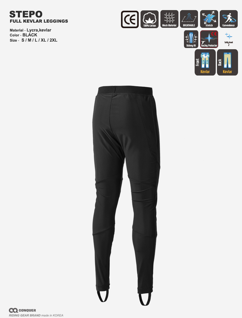 CQ FULL KEVLAR LEGGINGS STEPO