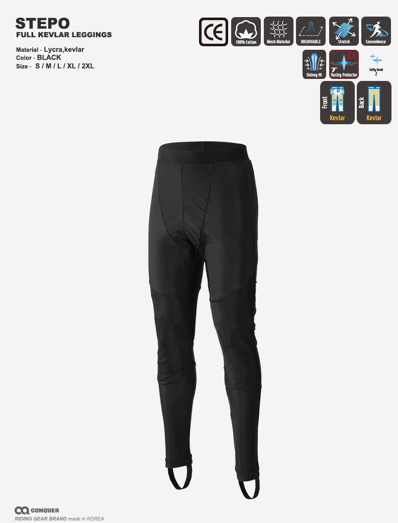 CQ FULL KEVLAR LEGGINGS STEPO