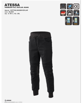 BRENO ATESSA PANTS (BLACK)