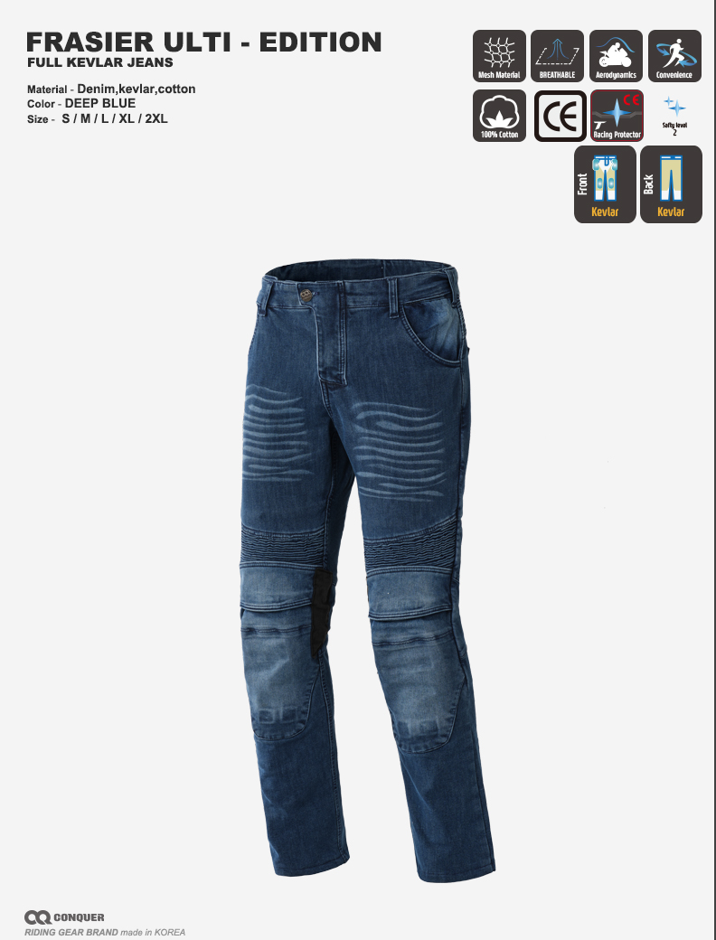 CQ FRAISER ULTI-EDITION FULL KEVLAR JEANS