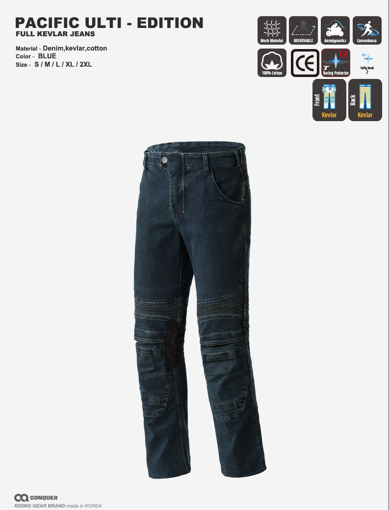 CQ PACIFIC ULTI-EDITION FULL KEVLAR JEANS