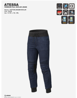 BRENO ATESSA BLUE PANTS